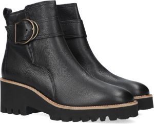 Paul Green 9763 Enkellaarsjes Enkelboots met rits Dames Zwart