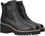 PAUL GREEN Enkellaarsjes Dames 9763 Maat: 39 Materiaal: Leer Kleur: Zwart - Thumbnail 1