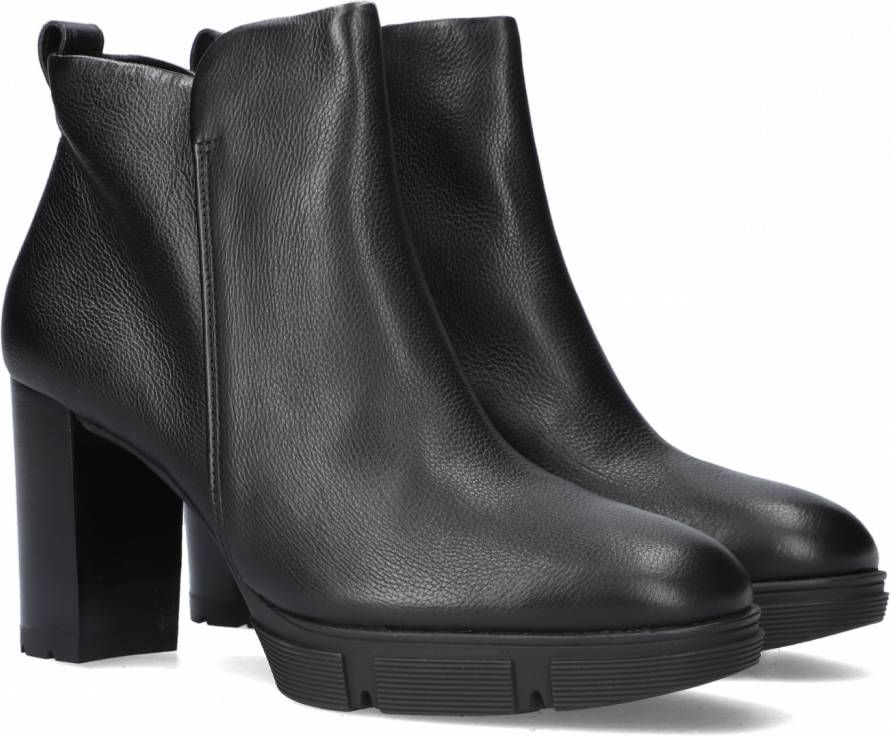 Paul Green 9961 Enkellaarsjes Enkelboots met rits Dames Zwart