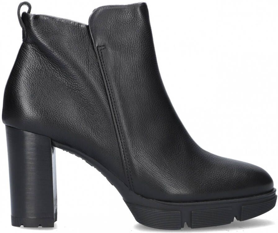 Paul Green 9961 Enkellaarsjes Enkelboots met rits Dames Zwart