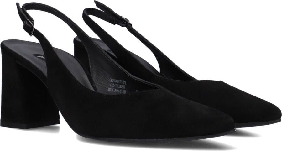 PAUL GREEN Slingbacks Dames 6101 Maat: 37 5 Materiaal: Suède Kleur: Zwart