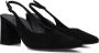 PAUL GREEN Slingbacks Dames 6101 Maat: 40 5 Materiaal: Suède Kleur: Zwart - Thumbnail 1