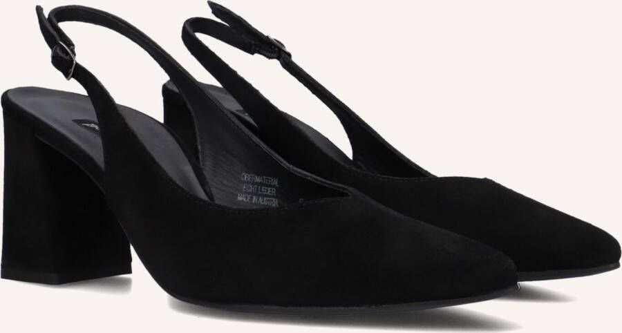 PAUL GREEN Slingbacks Dames 6101 Maat: 37 5 Materiaal: Suède Kleur: Zwart