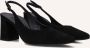 PAUL GREEN Slingbacks Dames 6101 Maat: 37 5 Materiaal: Suède Kleur: Zwart - Thumbnail 1