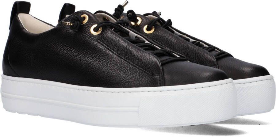 Paul Green 5017 Lage sneakers Leren Sneaker Dames Zwart