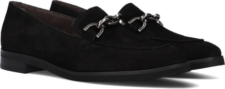 Paul Green Elegante Zwarte Suède Loafers Black Dames