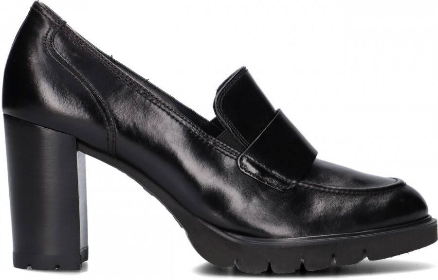 Paul Green Pumps slip-on shoe block heel lage schoen with side stretch insert
