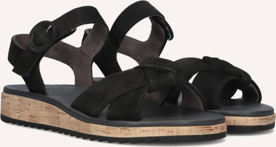 Paul Green 6105 Volwassenen Platte sandalenDames Sandalen Zwart