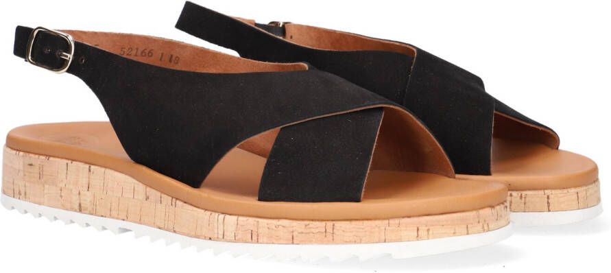 Paul Green 7725 Sandalen Dames Zwart