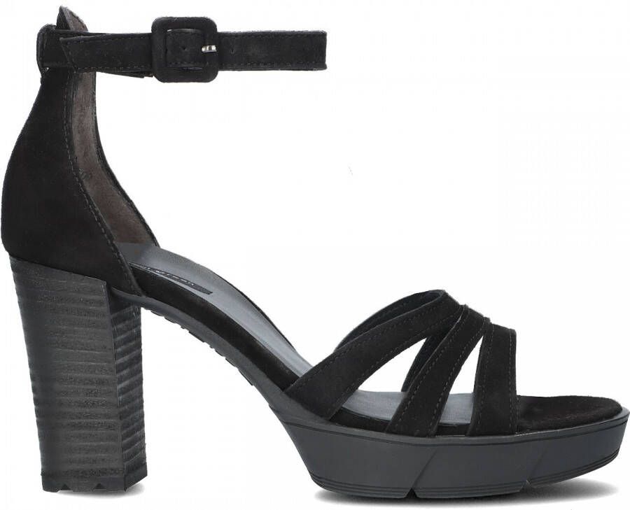 Paul Green 7930~~~~~~~~~~~~~~~~~~~~~~~~~~ Sandalen met hakDames Sandalen Zwart