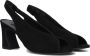 PAUL GREEN Slingbacks Dames 6038 Maat: 37 5 Materiaal: Suède Kleur: Zwart - Thumbnail 1