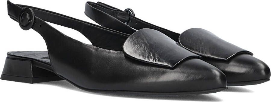PAUL GREEN Slingbacks Dames 6090 Maat: 38 Materiaal: Leer Kleur: Zwart