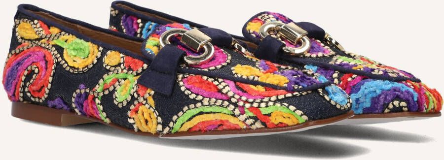 PEDRO MIRALLES Loafers Dames 14551 Maat: 37 5 Materiaal: Textiel Kleur: Blauw