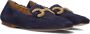 PEDRO MIRALLES Loafers Dames 14557 Maat: 39 Materiaal: Suède Kleur: Blauw - Thumbnail 1