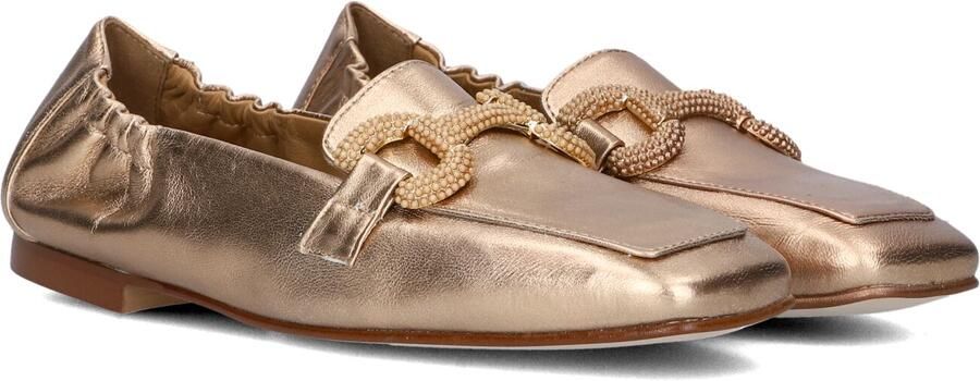PEDRO MIRALLES Loafers Dames 14557 Maat: 39 Materiaal: Leer Kleur: Goud