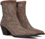 Pedro Miralles 25534 Enkellaarsjes Enkelboots met rits Dames Taupe - Thumbnail 1