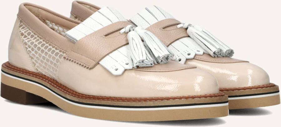 PERTINI Instappers Dames 35159 Maat: 38 5 Materiaal: Leer Kleur: Beige
