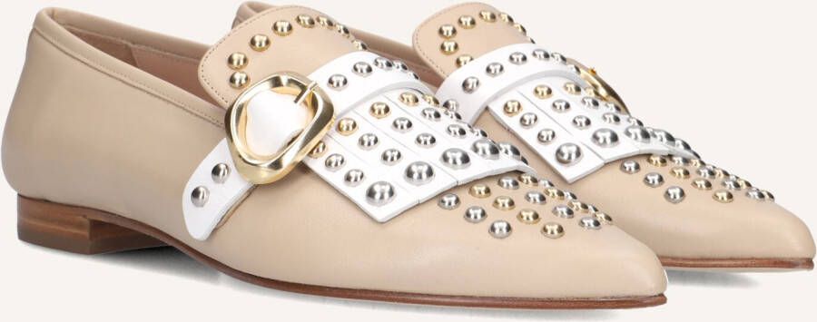 PERTINI Loafers Dames 35158 Maat: 38 Materiaal: Leer Kleur: Beige