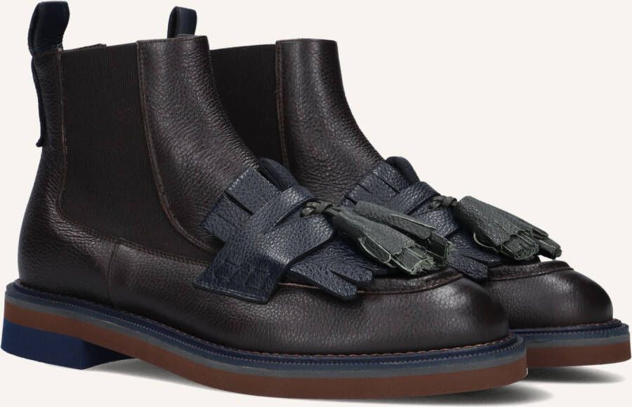 PERTINI Enkellaarsjes Dames 33118 Maat: 41 Materiaal: Lakleer Kleur: Bruin