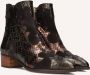 PERTINI Enkellaarsjes Dames 32709 Maat: 38 Materiaal: Suède Kleur: Brons - Thumbnail 1