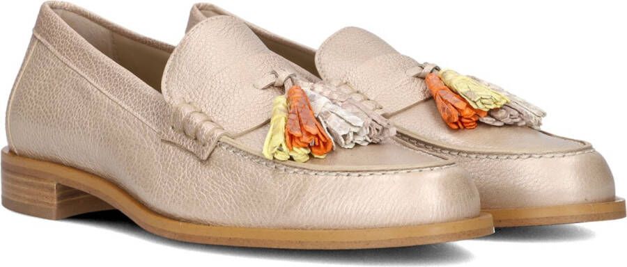 Pertini Beige Loafers met Kwastjes Yellow Dames