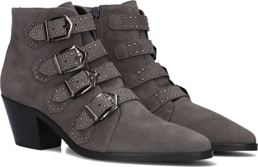 PERTINI Enkellaarsjes Dames 12368 Maat: 35 Materiaal: Suède Kleur: Grijs