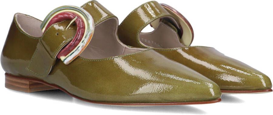 PERTINI Ballerina Dames 35155 Maat: 36 Materiaal: Lakleer Kleur: Beige
