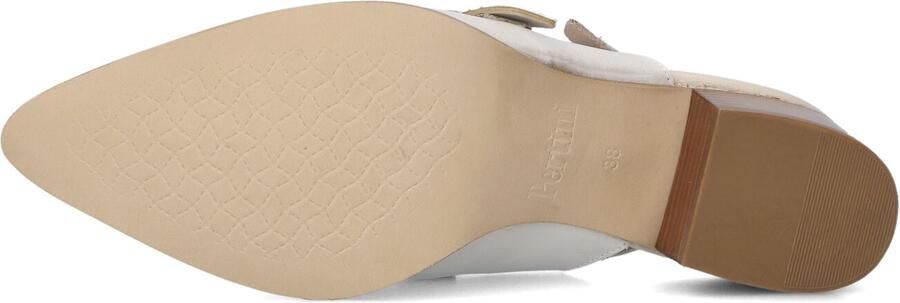 PERTINI Slingbacks Dames 35200 Leer Wit - Foto 5