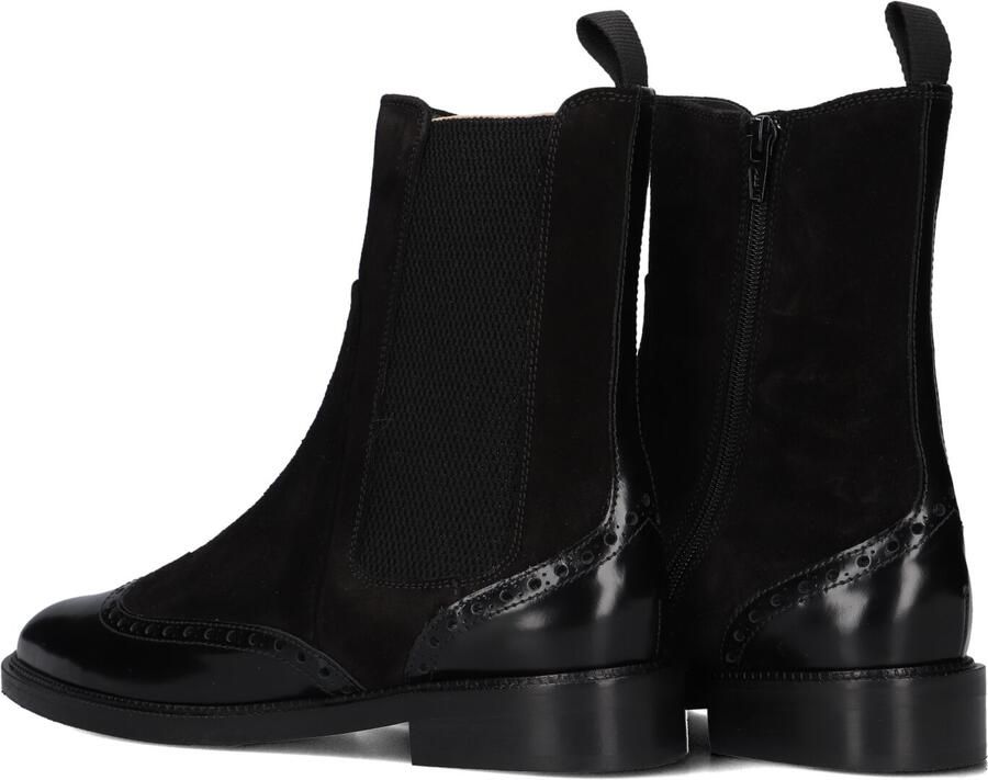 PERTINI Enkellaarsjes Dames 32068 Maat: 37 Materiaal: Suède Kleur: Zwart - Foto 5