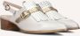 PERTINI Slingbacks Dames 35200 Maat: 42 Materiaal: Leer Kleur: Wit - Thumbnail 1