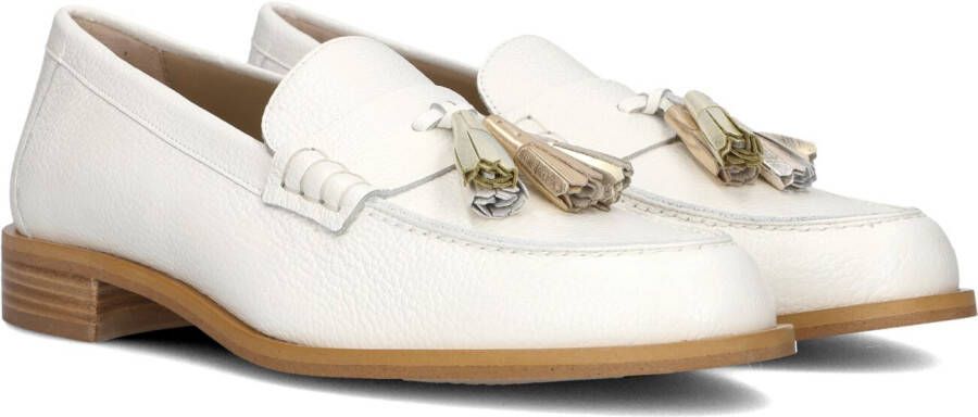 Pertini Witte Loafers met Kwastjes White Dames