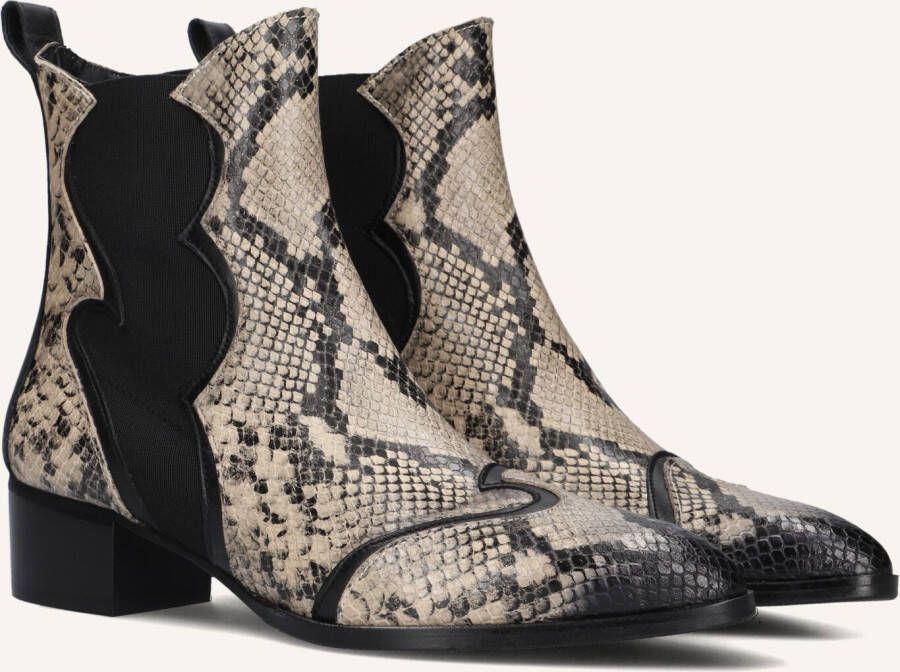 PERTINI Chelsea Boots Dames 33119 Maat: 39 Materiaal: Suède Kleur: Bruin