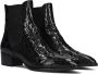 PERTINI Enkellaarsjes Dames 30961 Maat: 39 Materiaal: Leer Kleur: Zwart - Thumbnail 1