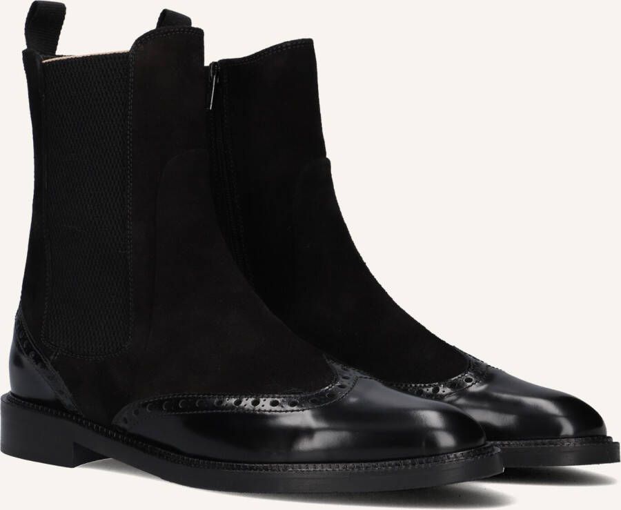 PERTINI Enkellaarsjes Dames 32068 Maat: 37 Materiaal: Suède Kleur: Zwart