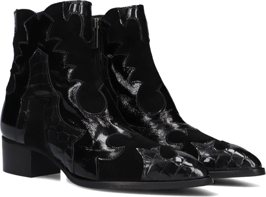PERTINI Enkellaarsjes Dames 32709 Maat: 42 Materiaal: Suède Kleur: Zwart