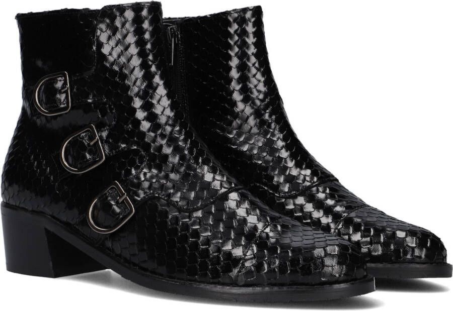 PERTINI Enkellaarsjes Dames 32780 Maat: 41 5 Materiaal: Leer Kleur: Zwart