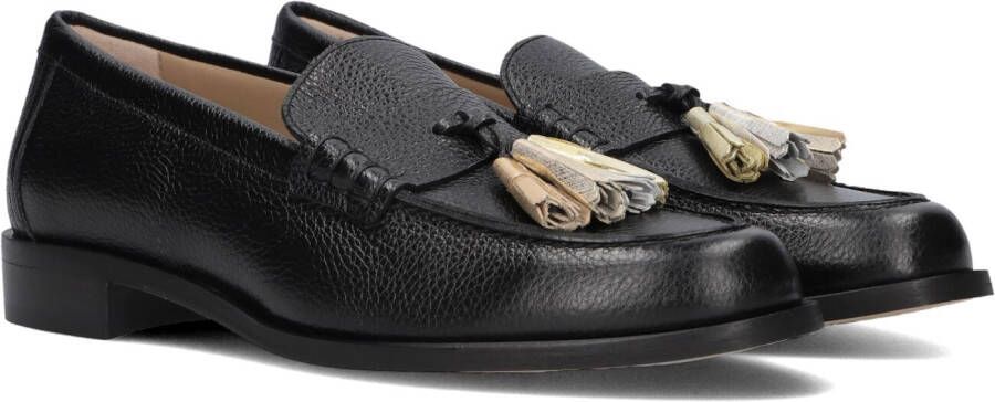 Pertini Zwarte Loafers met Kwastjes Black Dames