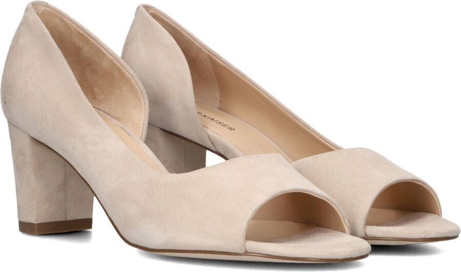 PETER KAISER Pumps Dames 78341 Maat: 40 Materiaal: Suède Kleur: Beige