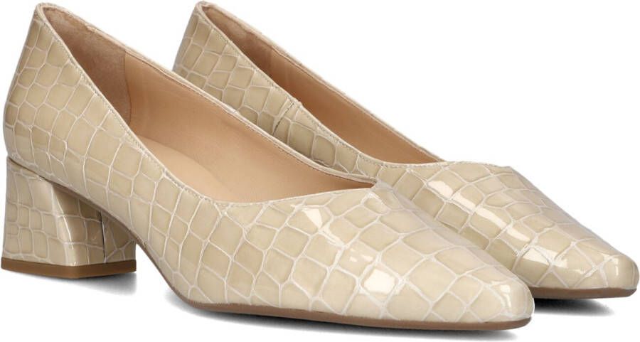 Peter Kaiser Dames Pumps Damesschoenen Leer Crocoprint Geen hoogte cm Lona Zand