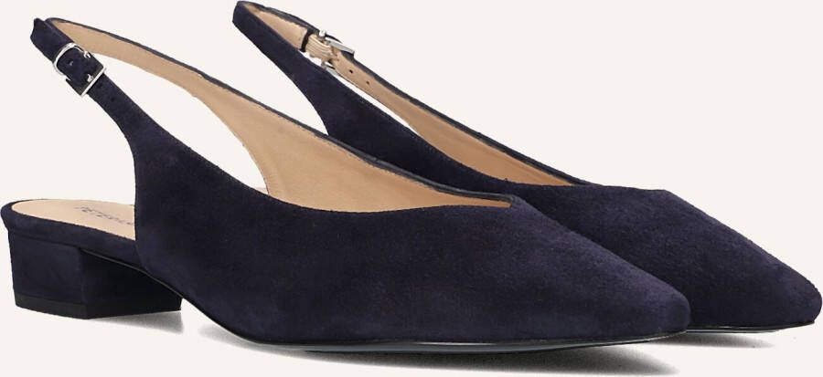 PETER KAISER Slingbacks Dames 79441 Maat: 41 Materiaal: Suède Kleur: Blauw