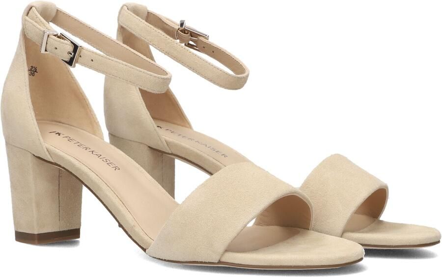 PETER KAISER Hakken Dames 78340 Maat: 40 Materiaal: Leer Kleur: Beige