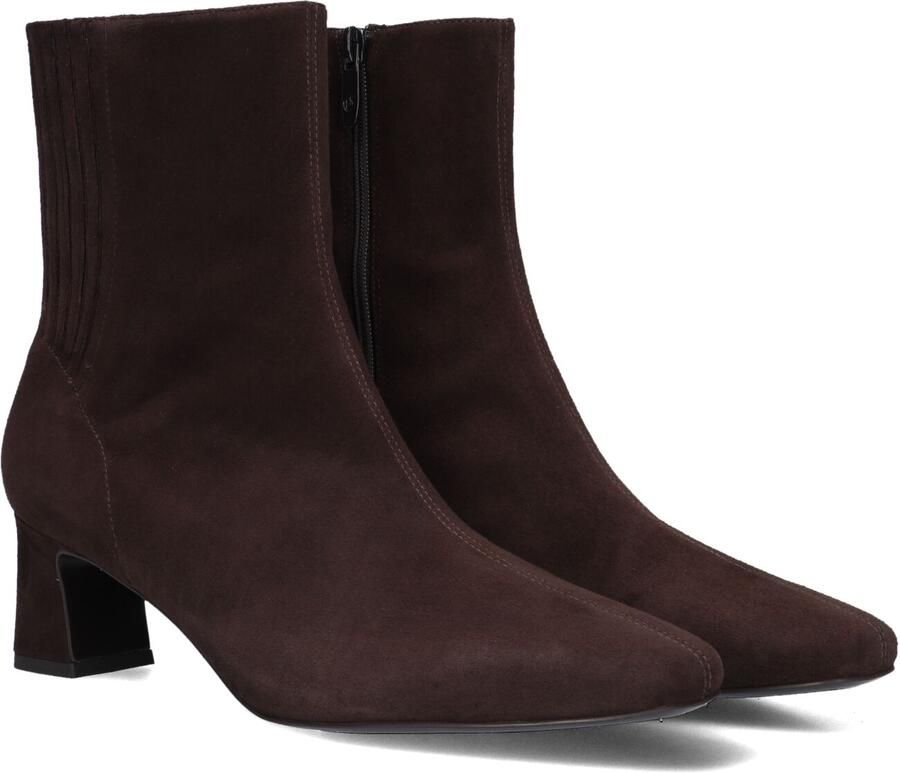Peter Kaiser 75343 Enkellaarsjes Enkelboots met rits Dames Bruin
