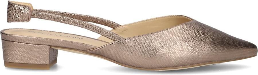 PETER KAISER Slingbacks Dames 79443 Maat: 38 Materiaal: Textiel Kleur: Brons - Foto 4