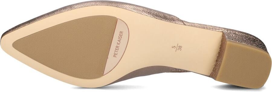 PETER KAISER Slingbacks Dames 79443 Maat: 38 Materiaal: Textiel Kleur: Brons - Foto 3