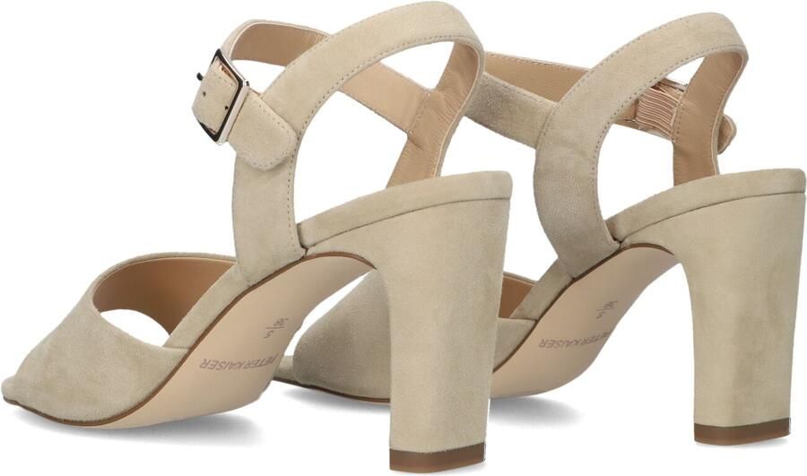 PETER KAISER Sandalen met Hak Dames 78342 Maat: 38 5 Materiaal: Textiel Kleur: Taupe - Foto 4