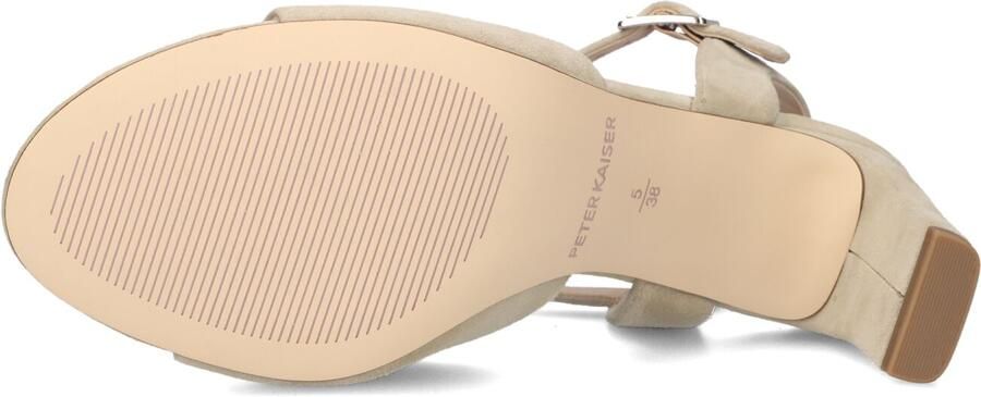 PETER KAISER Sandalen met Hak Dames 78342 Maat: 38 5 Materiaal: Textiel Kleur: Taupe - Foto 5