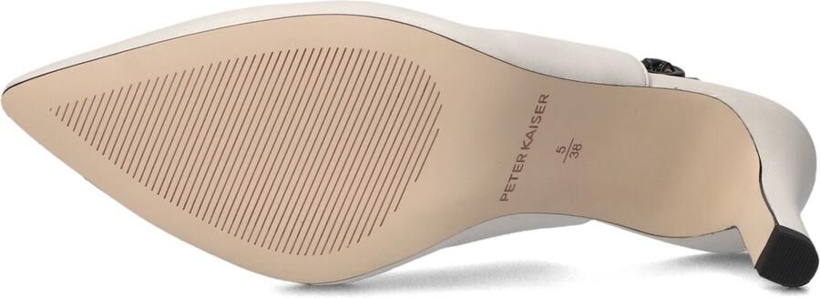 PETER KAISER Slingbacks Dames 79640l Maat: 38 5 Materiaal: Leer Kleur: Wit - Foto 5