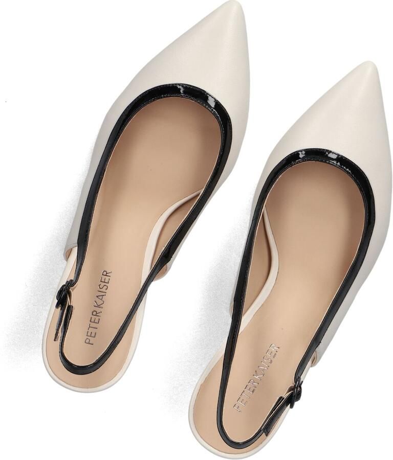 PETER KAISER Slingbacks Dames 79640l Maat: 38 5 Materiaal: Leer Kleur: Wit - Foto 2