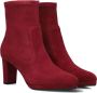 PETER KAISER Enkellaarsjes Dames 75321 Maat: 38 Materiaal: Suède Kleur: Rood - Thumbnail 1