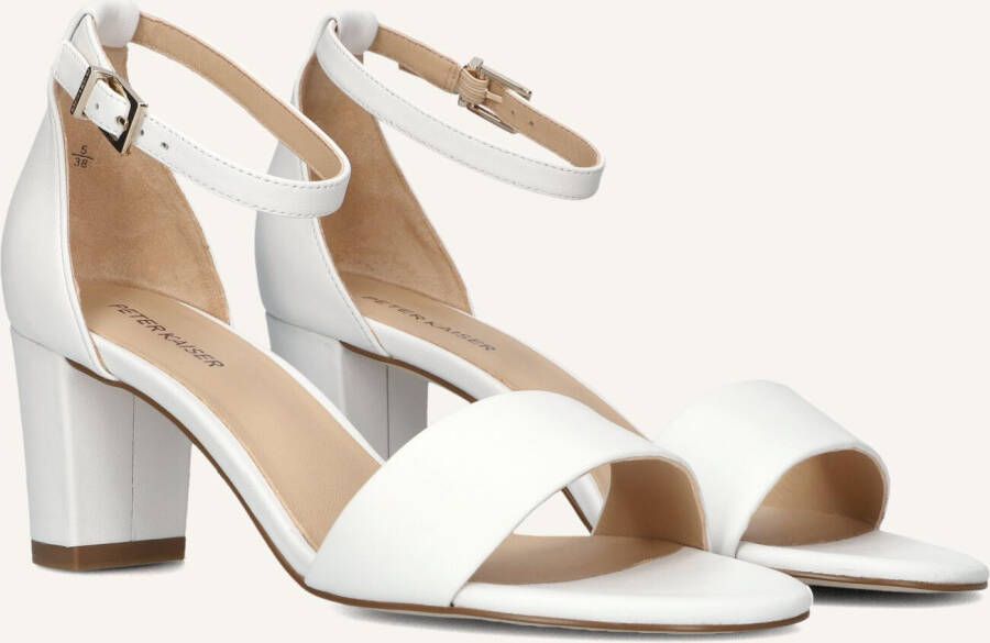 PETER KAISER Dames 78340 Maat: 38 Materiaal: Leer Kleur: Wit